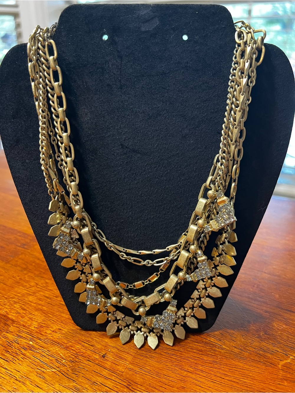 Stella and Dot Sutton necklace-Gold